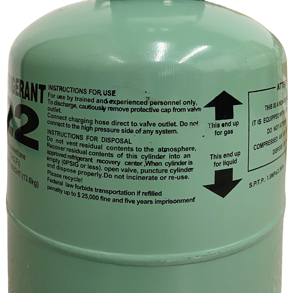 R22 Refrigerant Gas Cylinder 30 lb